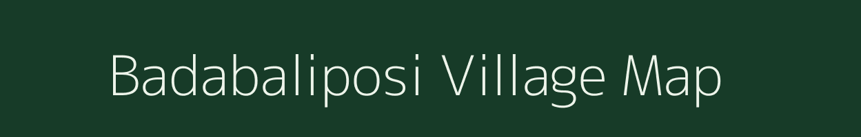 Badabaliposi village map in Odisha