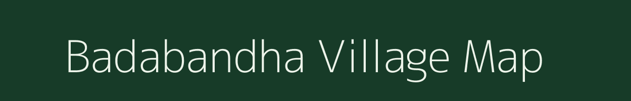 Badabandha village map in Odisha
