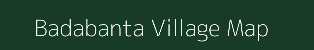 Badabanta village map in Odisha