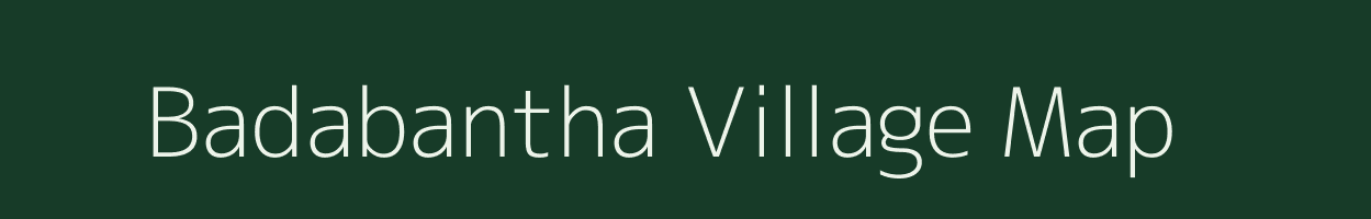 Badabantha village map in Odisha