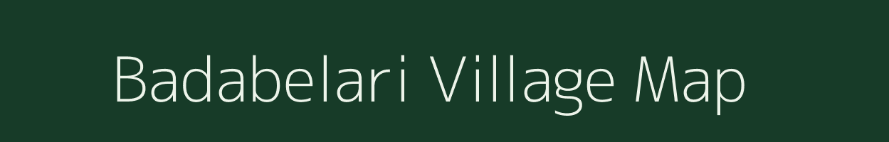 Badabelari village map in Odisha