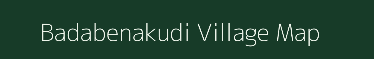 Badabenakudi village map in Odisha