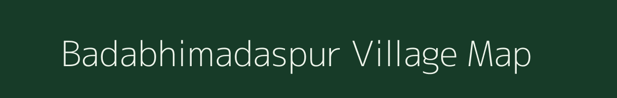 Badabhimadaspur village map in Odisha