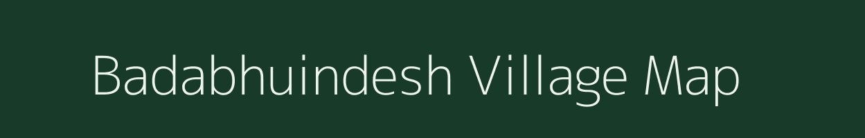 Badabhuindesh village map in Odisha