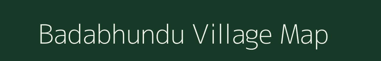Badabhundu village map in Odisha