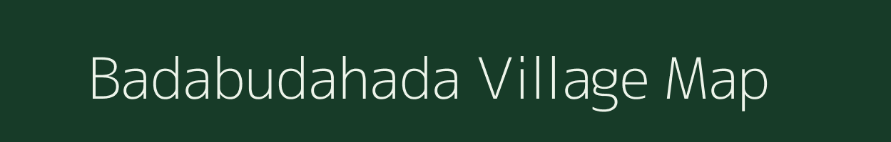 Badabudahada village map in Odisha