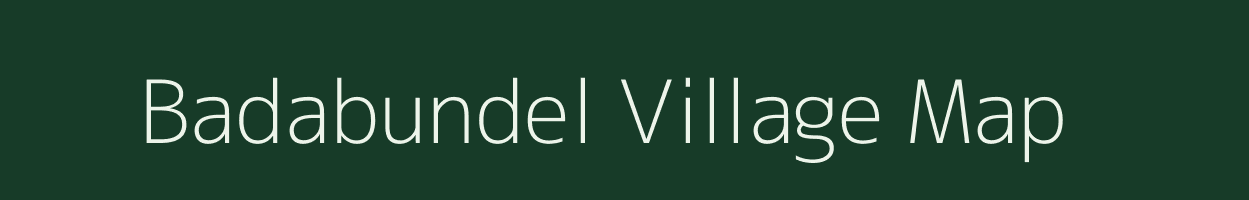 Badabundel village map in Odisha