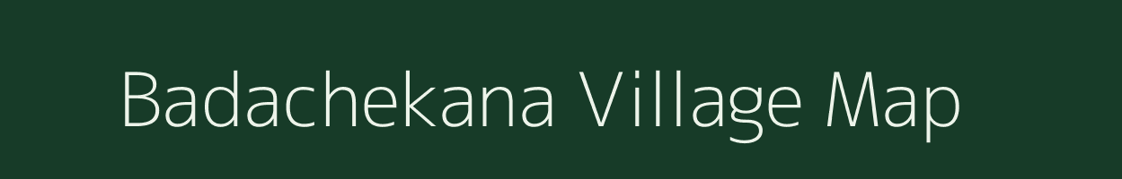 Badachekana village map in Odisha