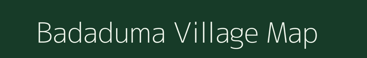 Badaduma village map in Odisha
