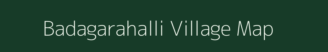 Badagarahalli village map in Karnataka