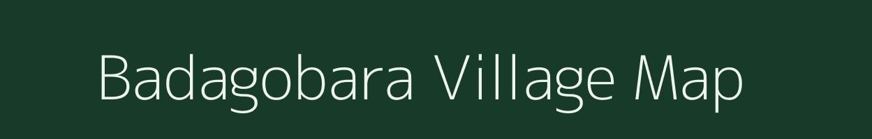Badagobara village map in Odisha