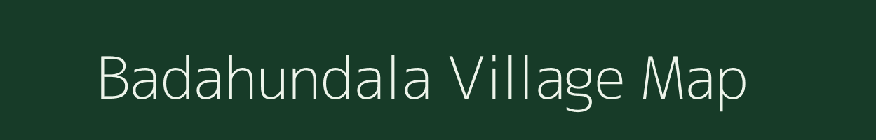 Badahundala village map in Odisha