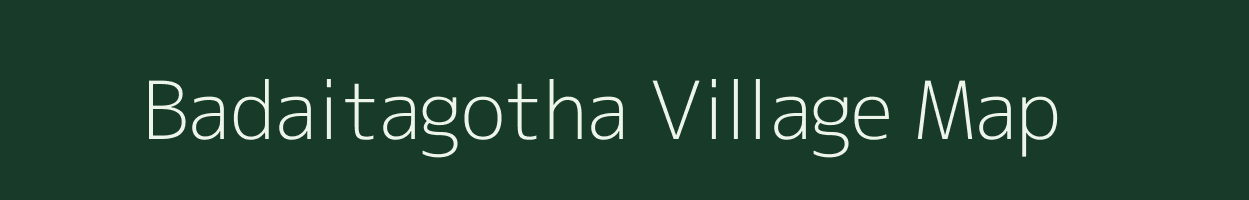 Badaitagotha village map in Odisha
