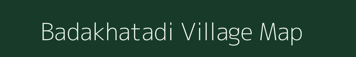 Badakhatadi village map in Odisha