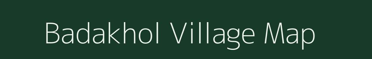 Badakhol village map in Odisha