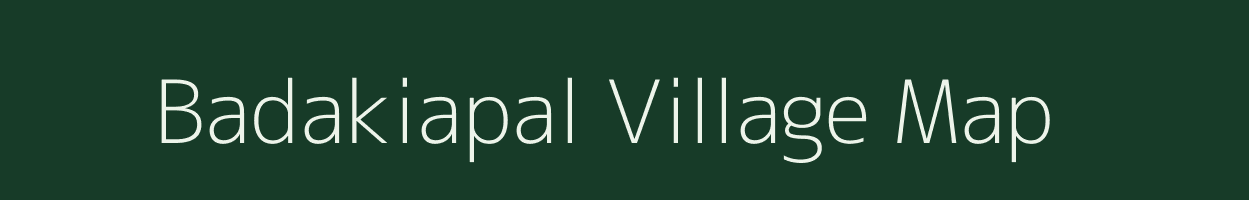Badakiapal village map in Odisha