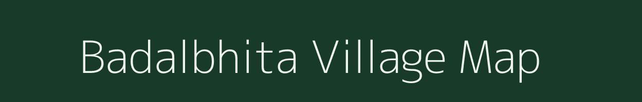 Badalbhita village map in West Bengal