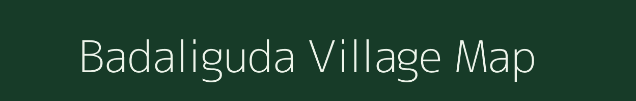 Badaliguda village map in Odisha