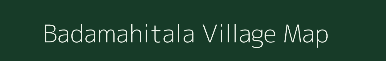 Badamahitala village map in Odisha