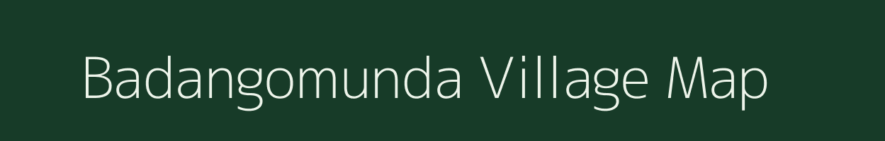Badangomunda village map in Odisha