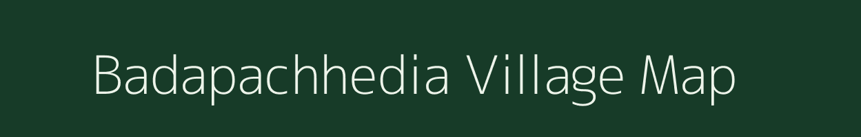 Badapachhedia village map in Odisha