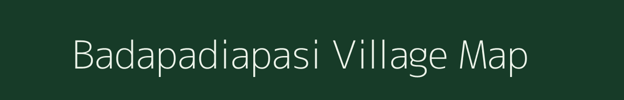 Badapadiapasi village map in Odisha