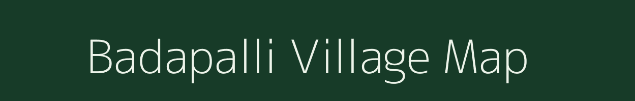 Badapalli village map in Odisha