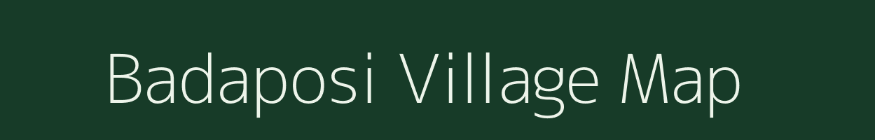 Badaposi village map in Odisha