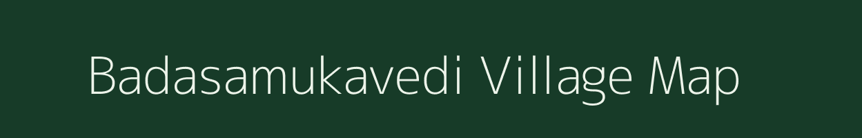 Badasamukavedi village map in Odisha