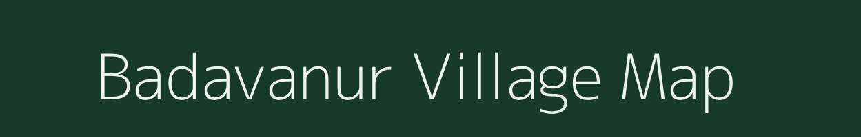 Badavanur village map in Tamil Nadu