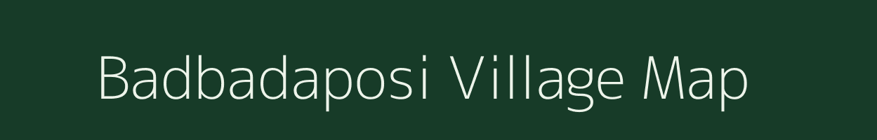 Badbadaposi village map in Odisha