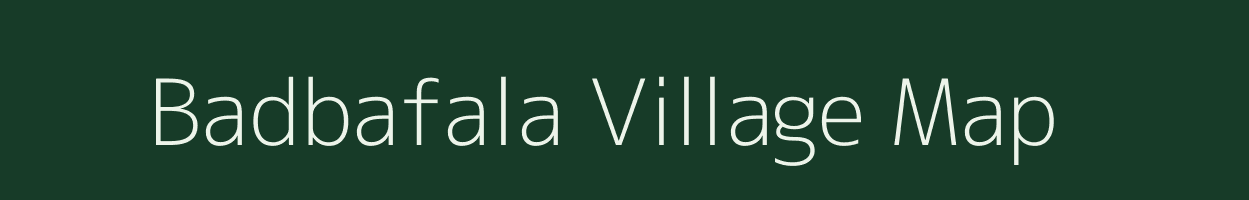 Badbafala village map in Odisha