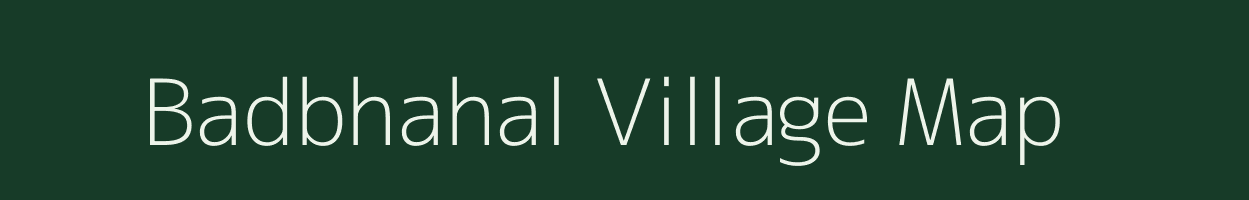 Badbhahal village map in Odisha