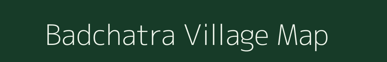 Badchatra village map in Odisha