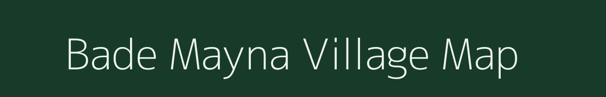 Bade Mayna village map in West Bengal