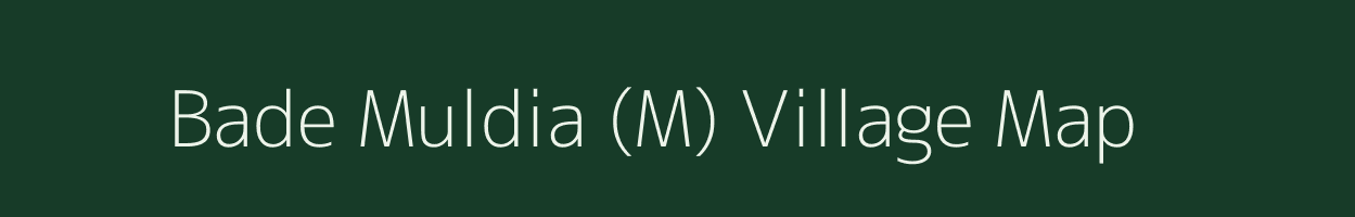 Bade Muldia (M) village map in West Bengal