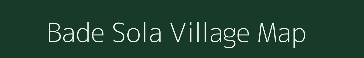 Bade Sola village map in West Bengal