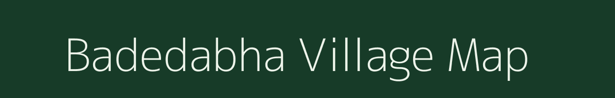 Badedabha village map in Chhattisgarh