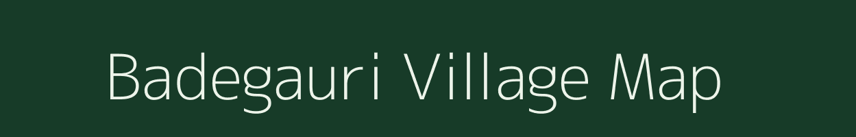 Badegauri village map in Chhattisgarh