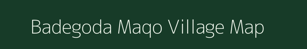 Badegoda Maqo village map in Jharkhand