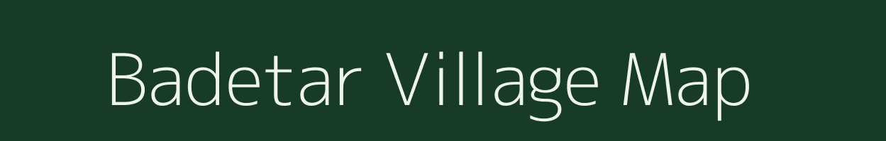 Badetar village map in Madhya Pradesh