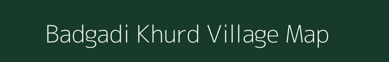 Badgadi Khurd village map in Madhya Pradesh