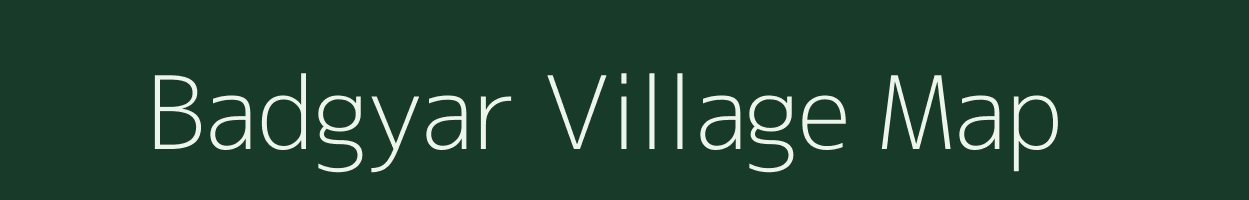 Badgyar village map in Madhya Pradesh