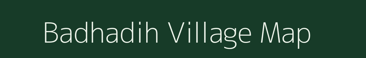 Badhadih village map in West Bengal