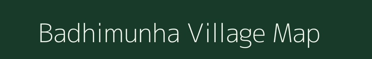 Badhimunha village map in Odisha
