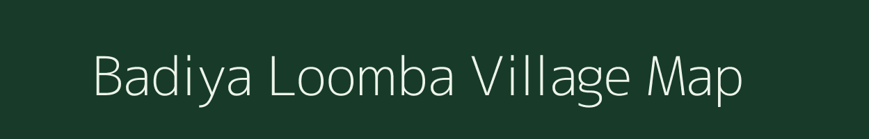 Badiya Loomba village map in Rajasthan