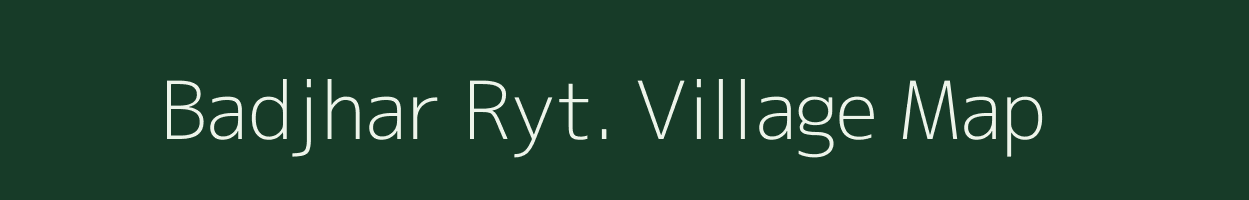 Badjhar Ryt. village map in Madhya Pradesh