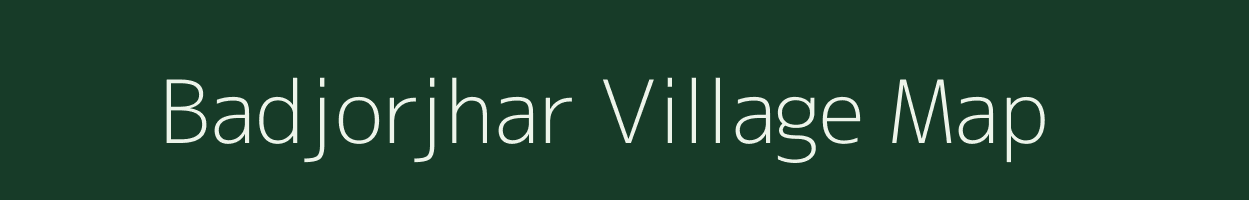 Badjorjhar village map in Odisha