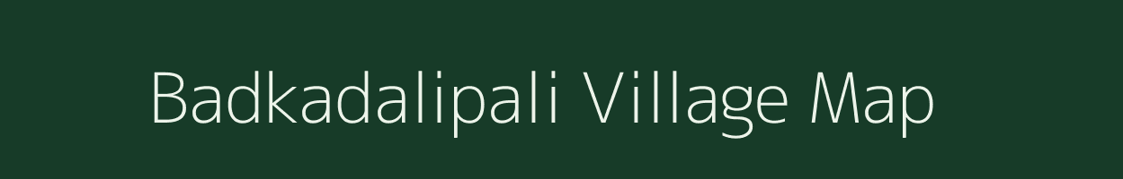 Badkadalipali village map in Odisha