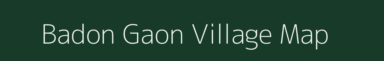 Badon Gaon village map in Uttarakhand